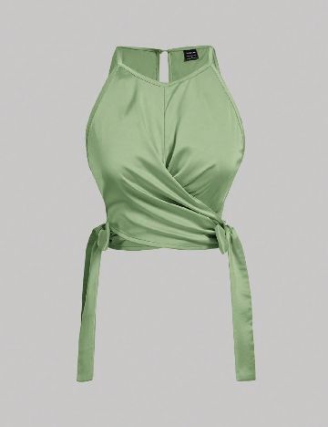 Top SHEIN, verde