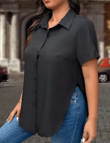 Camasa SHEIN CURVE, negru