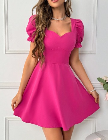 Rochie scurta SHEIN, roz