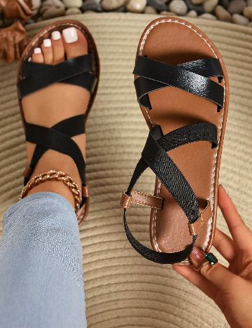 Sandale SHEIN, negru