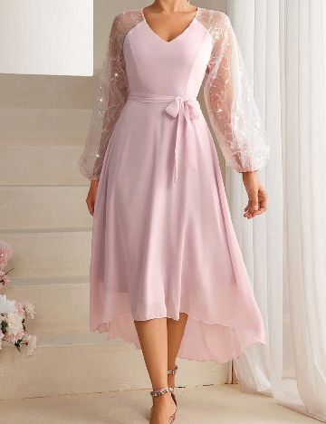 Rochie medie SHEIN, roz