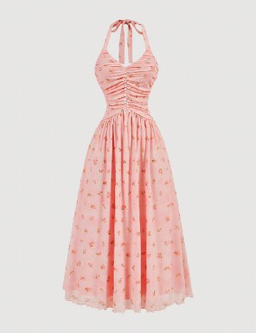 Rochie medie SHEIN, piersica