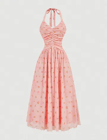 Rochie medie SHEIN, piersica