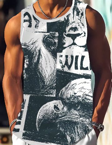 Maiou SHEIN, negru/alb