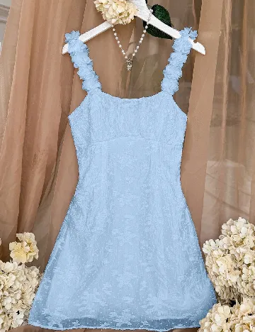 Rochie scurta SHEIN, albastru