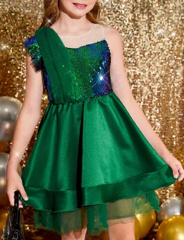 Rochie Shein Kids, verde