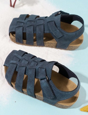 Sandale Shein Kids, bleumarin