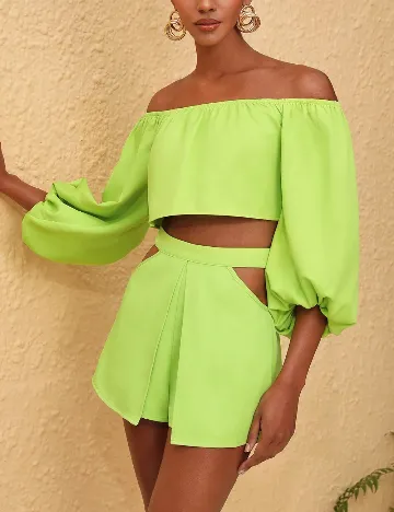 Top SHEIN, verde