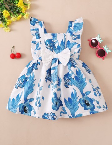 Rochie Shein Kids, alb/albastru