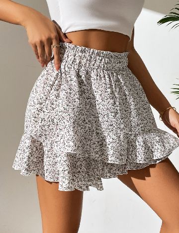 Fusta SHEIN, floral print