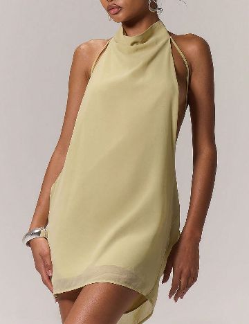 Rochie scurta Musera, verde