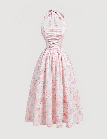 Rochie medie SHEIN CURVE, roz