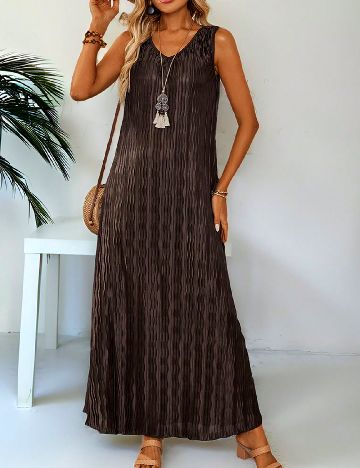 Rochie lunga Emery Rose, maro