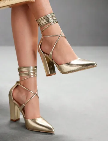 Pantofi SHEIN, auriu