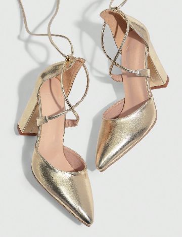 Pantofi SHEIN, auriu