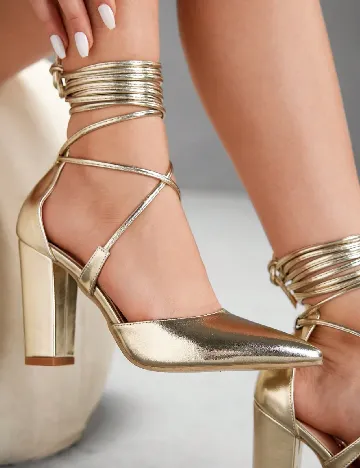 Pantofi SHEIN, auriu