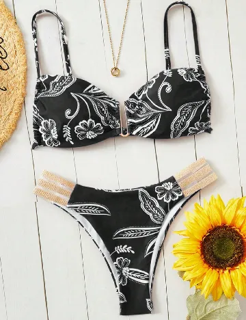 Costum de baie SHEIN, negru