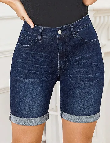 Pantaloni scurti SHEIN, albastru