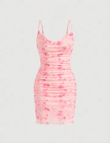 Rochie scurta SHEIN, roz