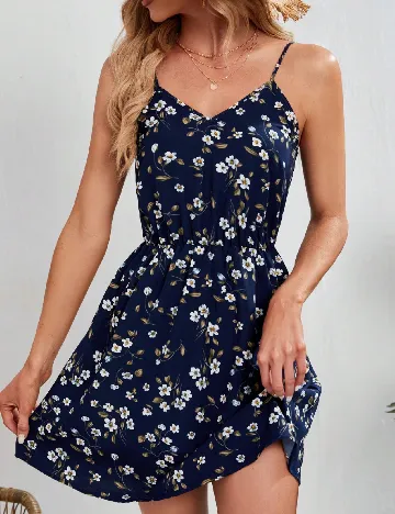 Rochie scurta SHEIN, bleumarin