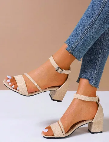 Sandale SHEIN, crem