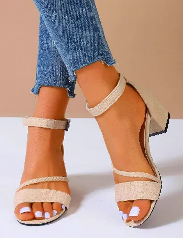 Sandale SHEIN, crem