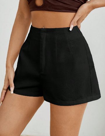 Pantaloni scurti SHEIN, negru