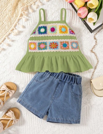 Compleu Shein Kids, mix culori