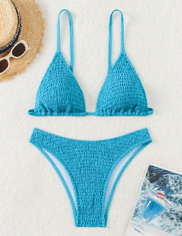 Costum de baie SHEIN, albastru