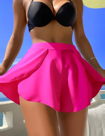 Pantaloni scurti de baie SHEIN, roz