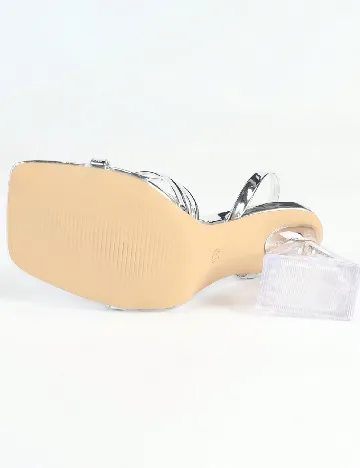 Sandale SHEIN, argintiu