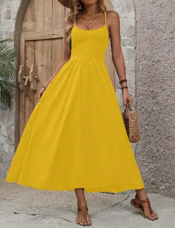 Rochie lunga SHEIN, galben