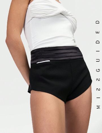 Pantaloni scurti Missguided, negru