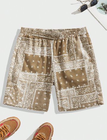 Pantaloni scurti SHEIN, maro