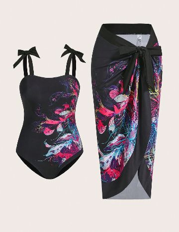 Costum de baie SHEIN CURVE, mix culori