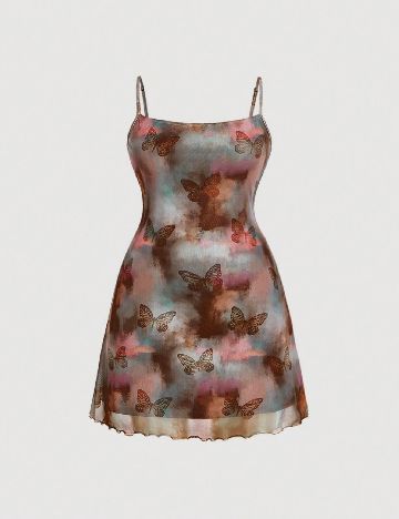 Rochie scurta SHEIN CURVE, mix culori