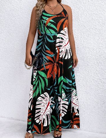 Rochie lunga SHEIN CURVE, mix culori