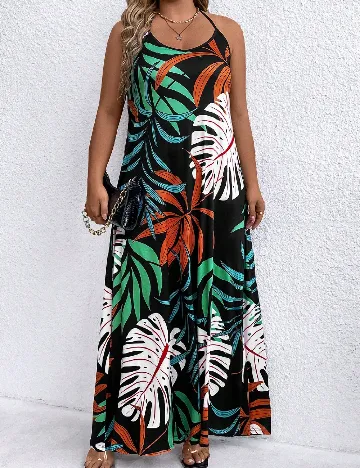 Rochie lunga SHEIN CURVE, mix culori