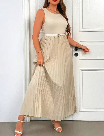 Rochie lunga SHEIN CURVE, bej