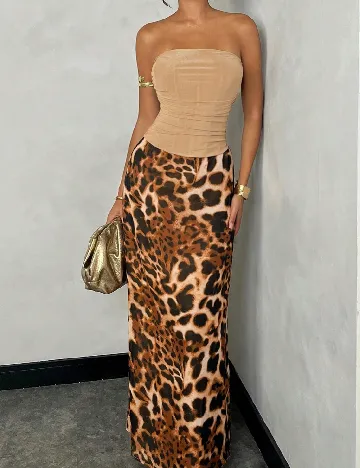 Rochie lunga SHEIN, animal print
