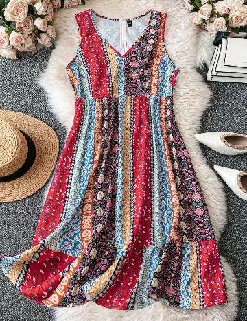 Rochie scurta SHEIN CURVE, mix culori