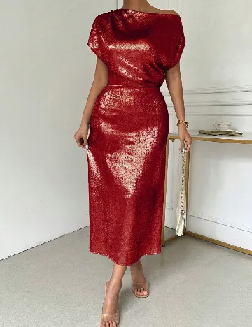 Rochie medie SHEIN, rosu