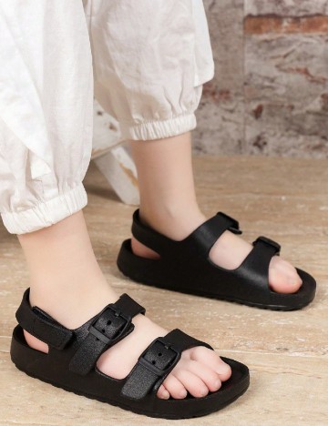 Sandale Shein Kids, negru