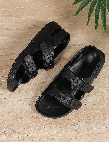 Sandale Shein Kids, negru