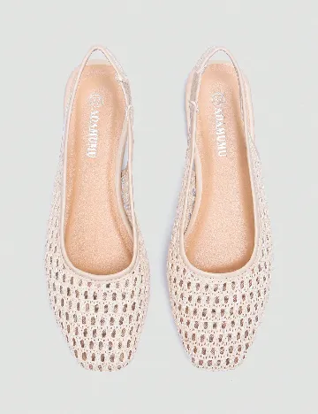 Balerini SHEIN, crem