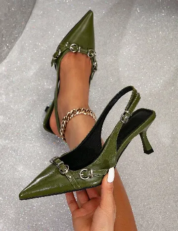 Pantofi SHEIN, verde