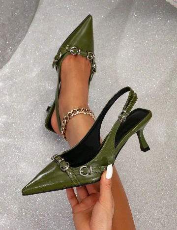 Pantofi SHEIN, verde