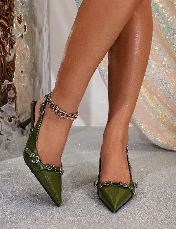 Pantofi SHEIN, verde