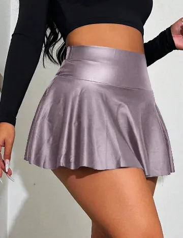 Fusta pantalon SHEIN, mov