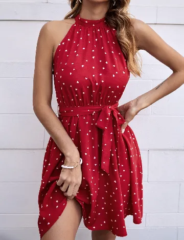 Rochie scurta SHEIN, rosu